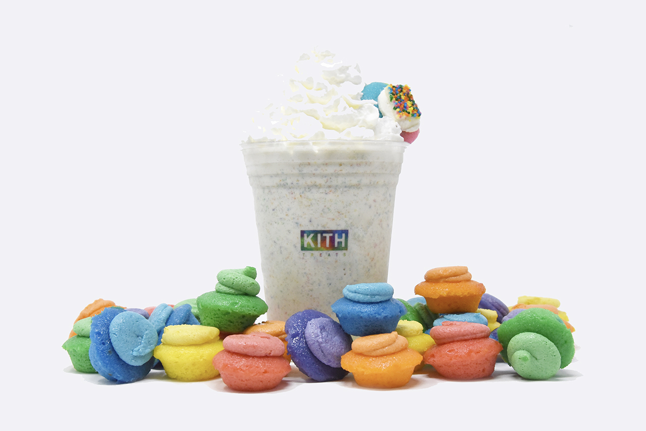 KITH Treats x Baked by Melissa Pride Month Special Release LGBTQ + Plus Stonewall Uprising 50th Anniversary Cupcakes Rainbow ce Cream Swirl milkshake 