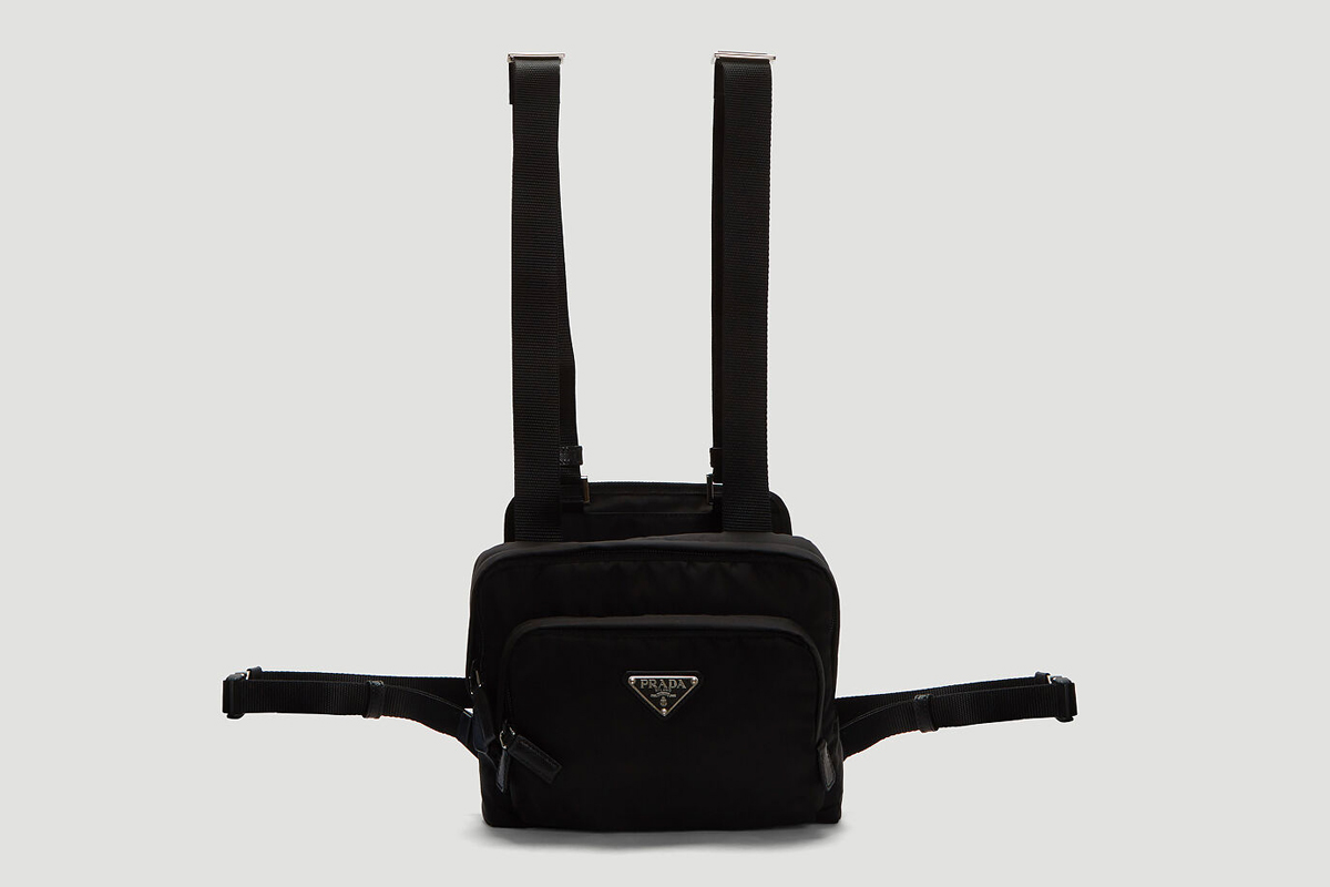 Prada Black Nylon Harness Bag Release Price Info | Drops | Hypebeast