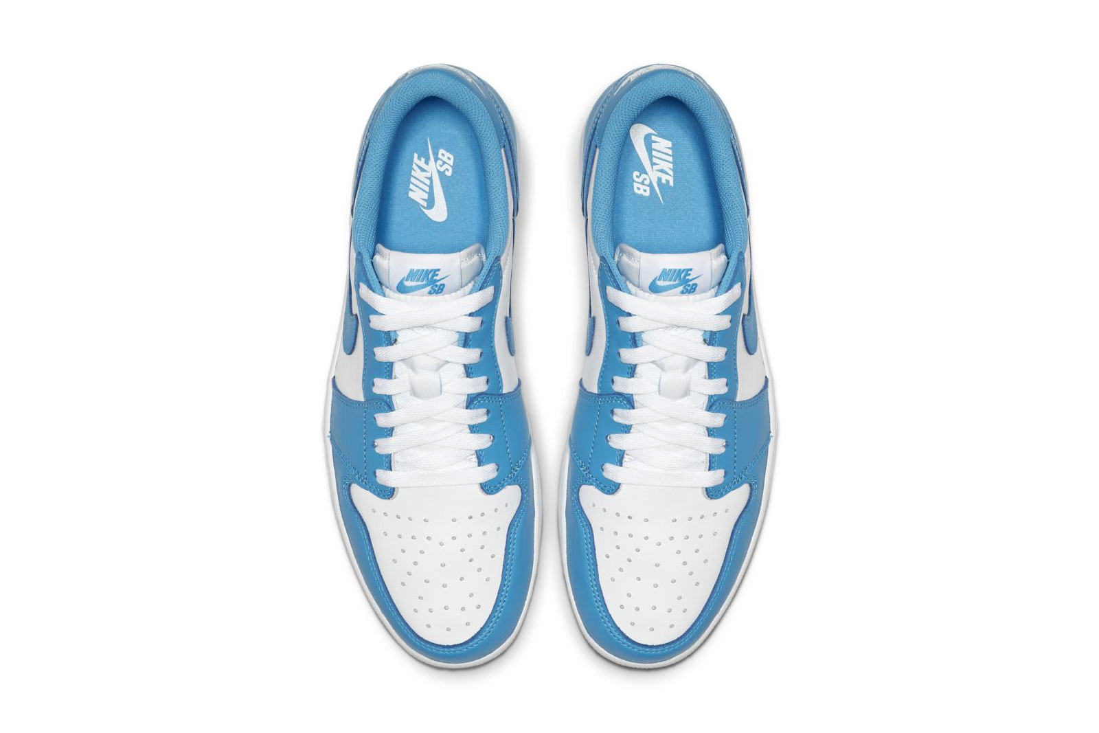 Continuación miseria tubo Nike SB x Air Jordan 1 Low “UNC” Sneaker Release | Drops | Hypebeast