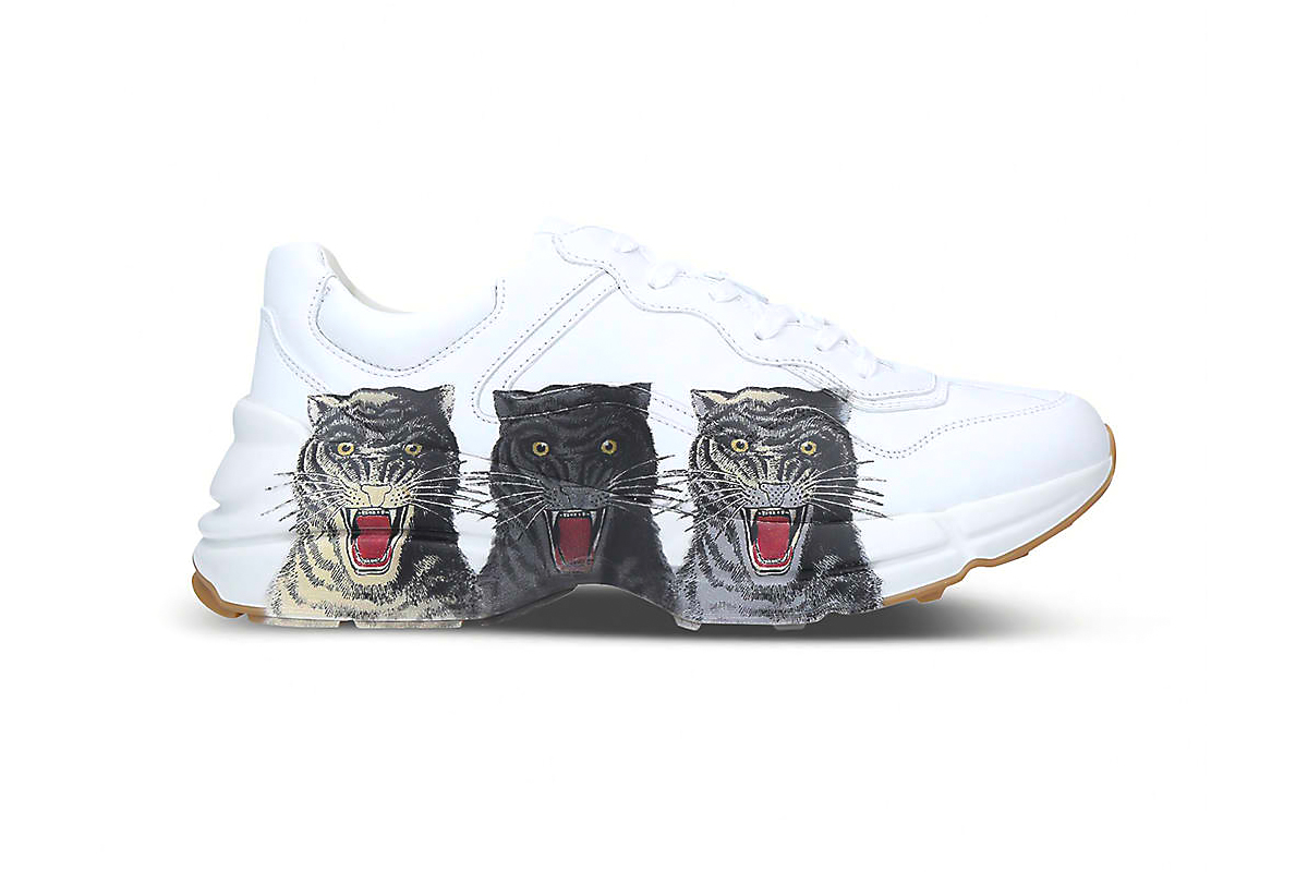 shoes with tigers on them