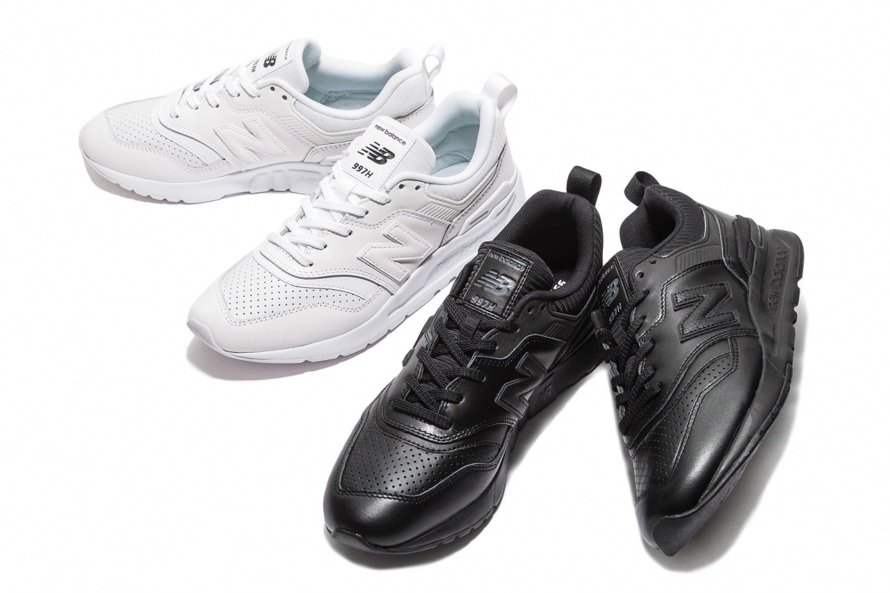 BEAUTY & YOUTH New Balance Leather Pack Gray Black sneakers kicks footwear Made in USA trainers 