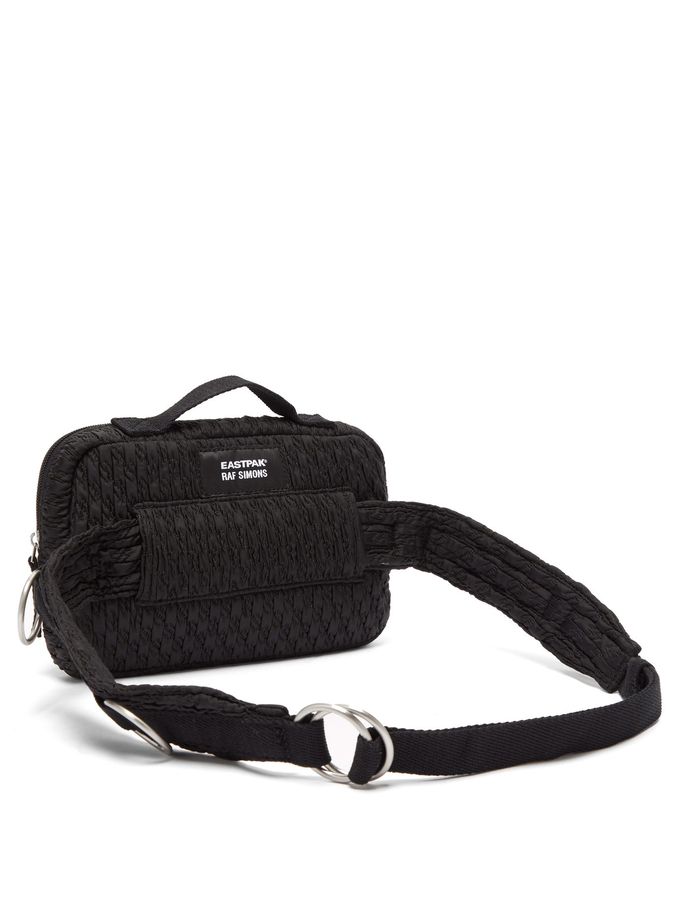 Raf Simons X Eastpak Black loop cross-body bag | Drops | Hypebeast