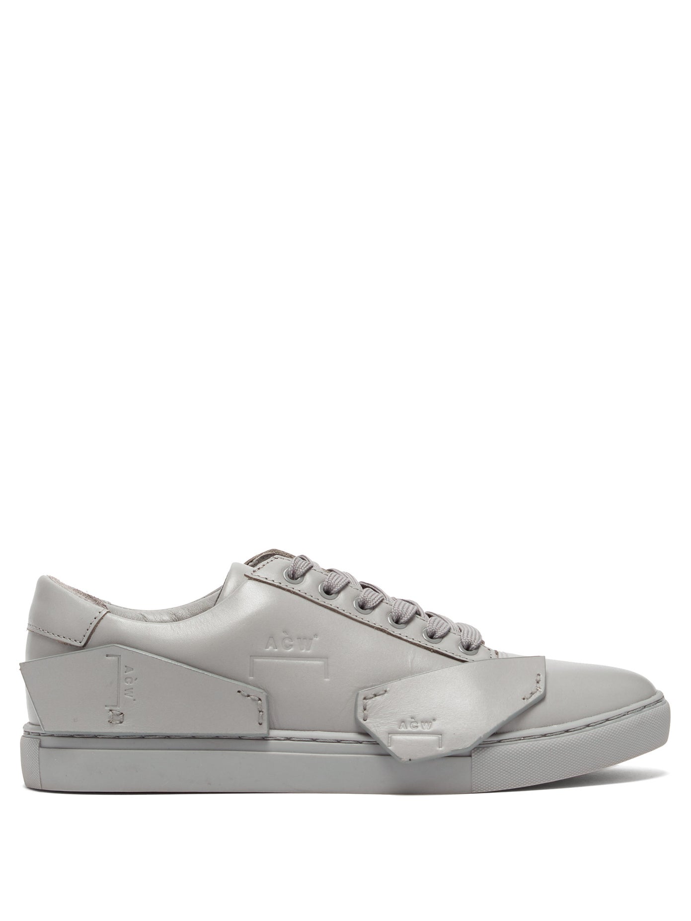 A-COLD-WALL* Gray Shard Low-top Leather Trainers | Drops | Hypebeast