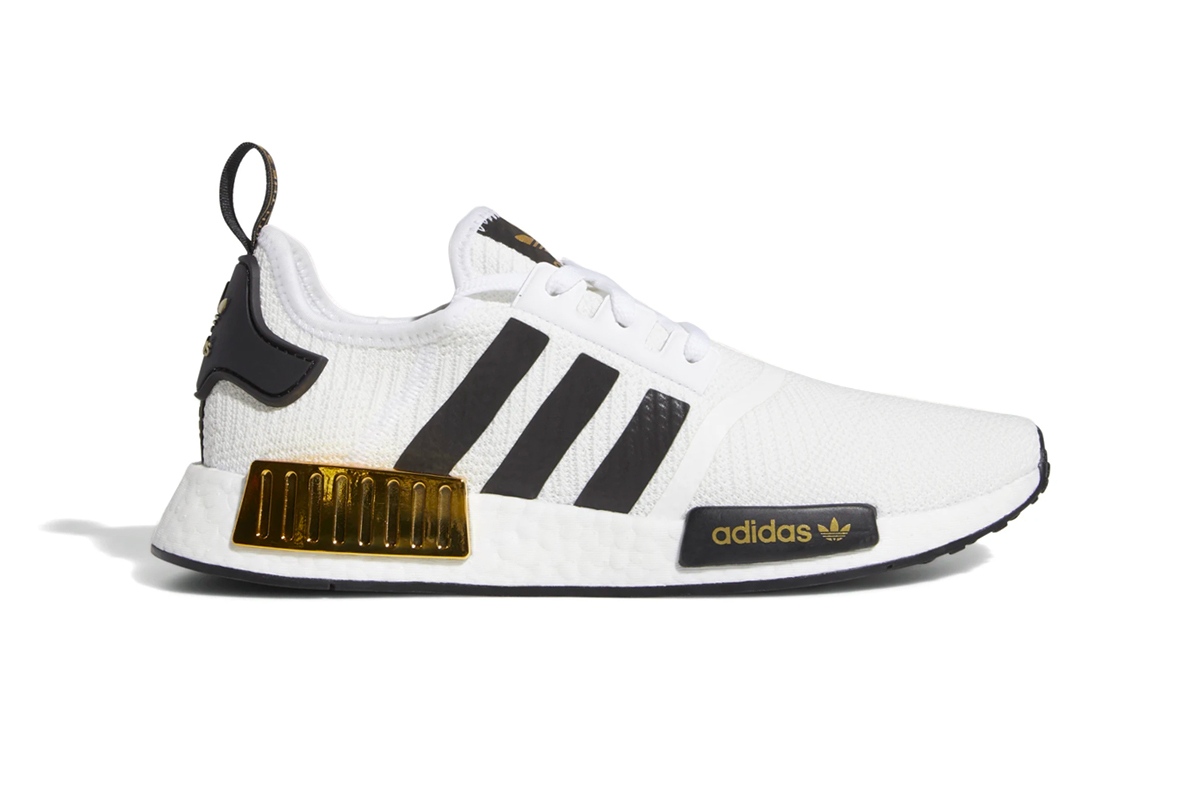 nmd r1 white and gold online -