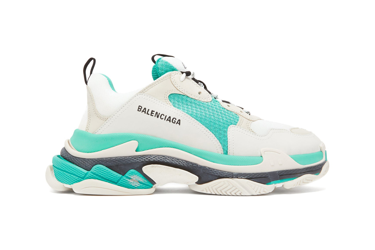 Balenciaga 60mm Triple S Air Leather Sneakers in White Lyst