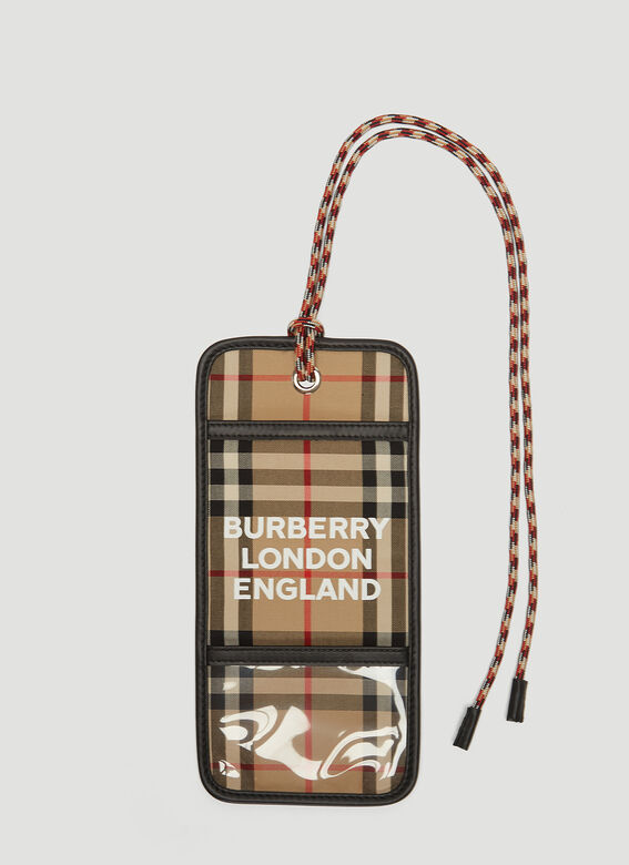 Burberry Check Pattern Card Holder