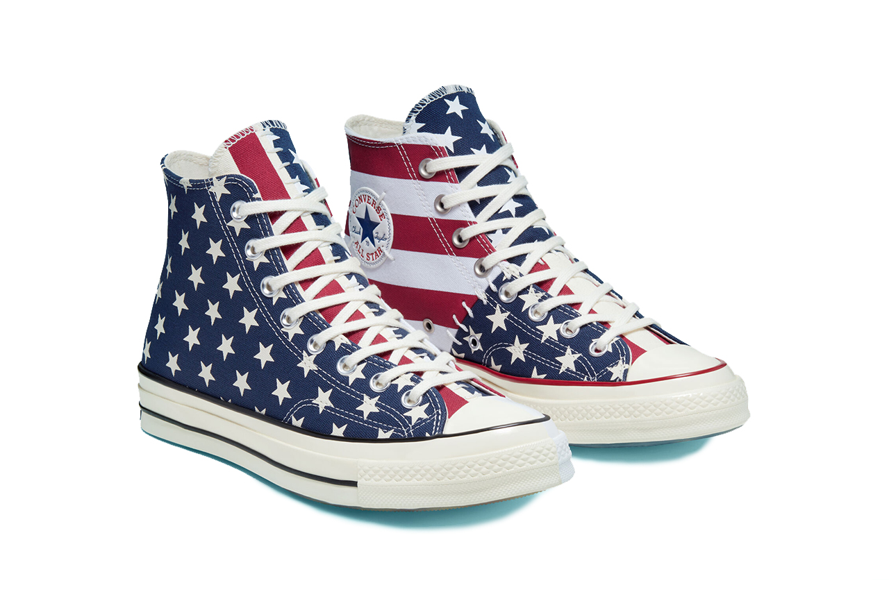 converse patriotic shoes