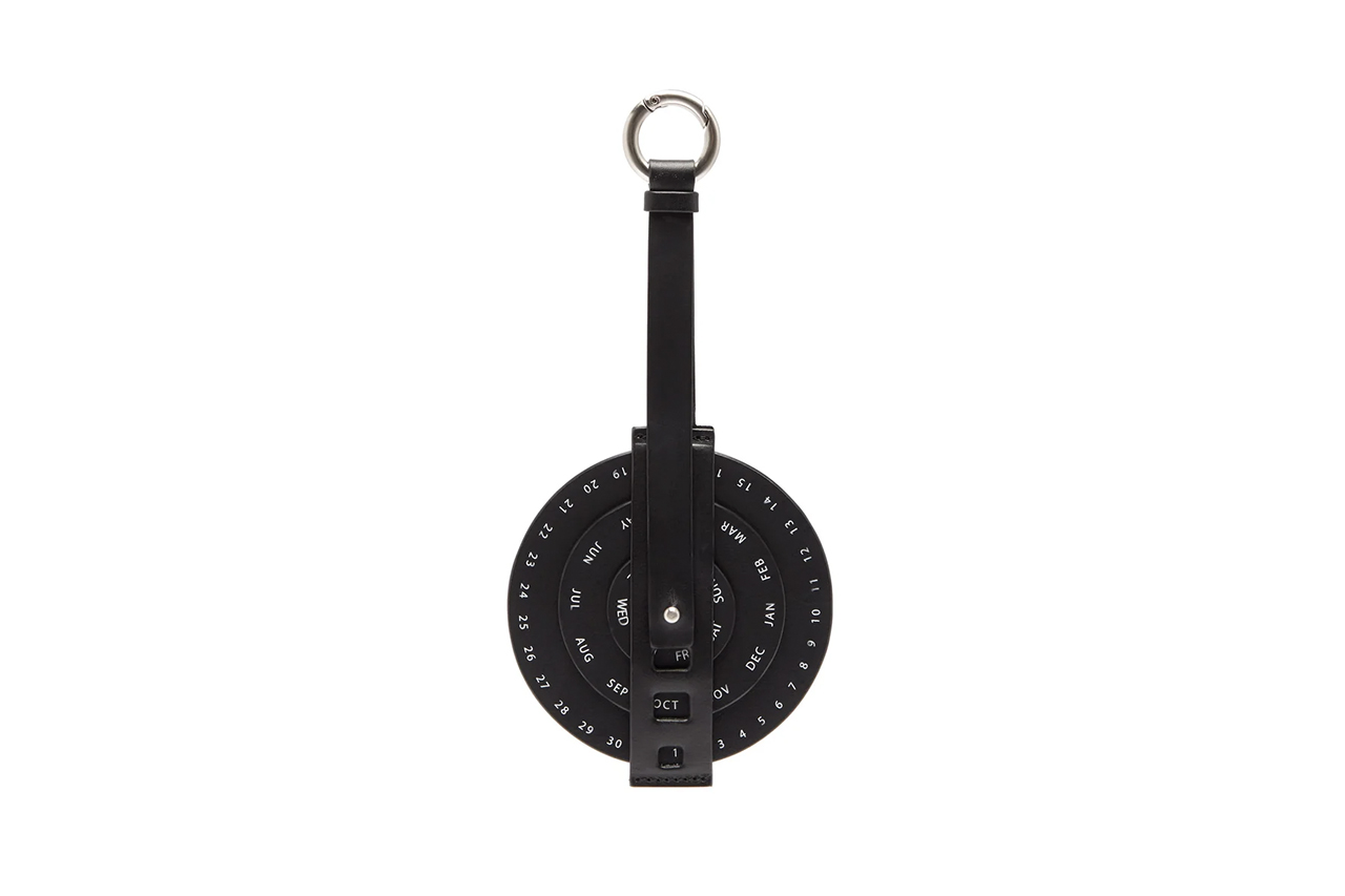 Jil Sander Leather Calendar Keychain
