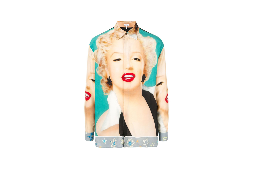 LOEWE Marilyn Monroe Print Button-Down Shirt