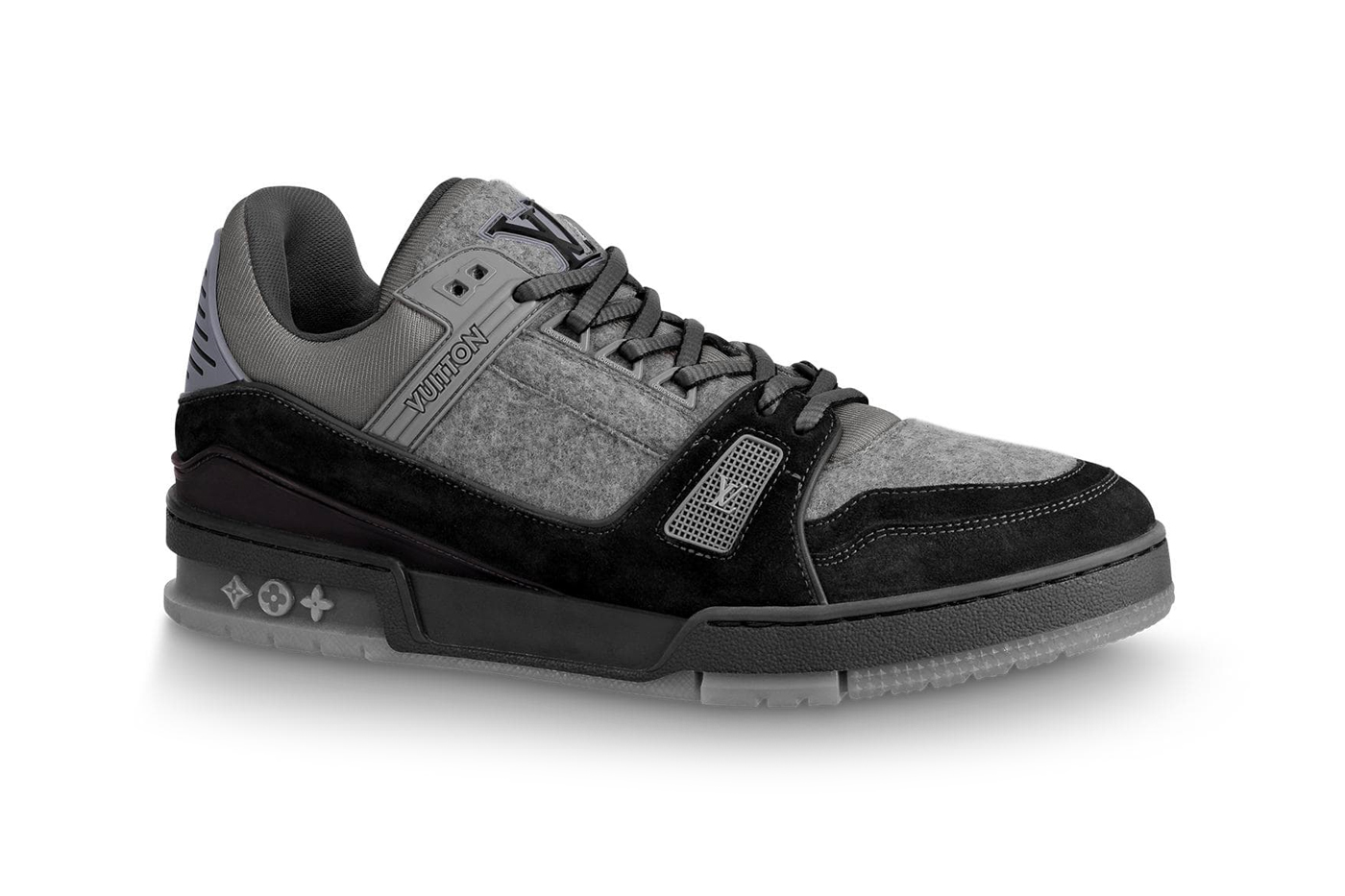 UhfmrShops  Louis Vuitton LV Trainer Sneaker Low 'Black/Grey