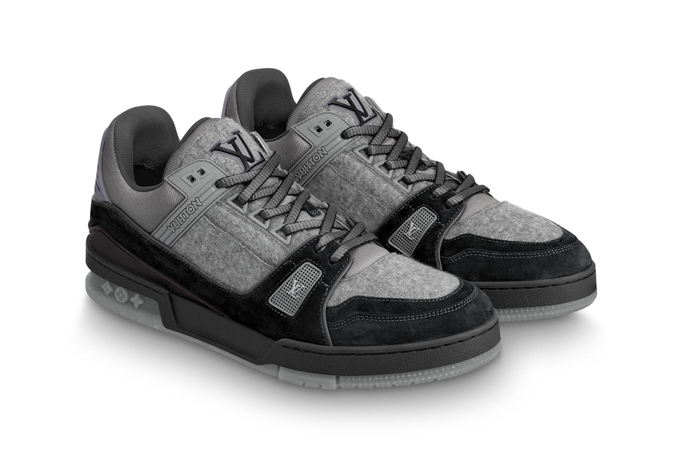 louis vuitton sneakers grey