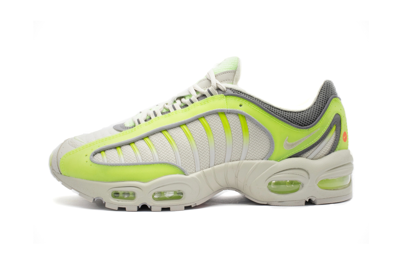 Nike Air Max Tailwind 4 "Volt," White Release |