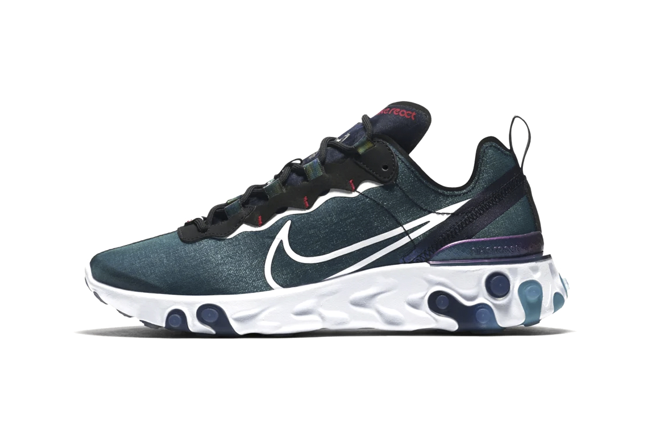 Nike React Element 55 "Magpie" Pack Release Sneaker Drop Information China Chinese Zones Exclusive Mens Womens Footwear Tanabata Evening of the Seventh Festival Traditional Iridescence Colorway 