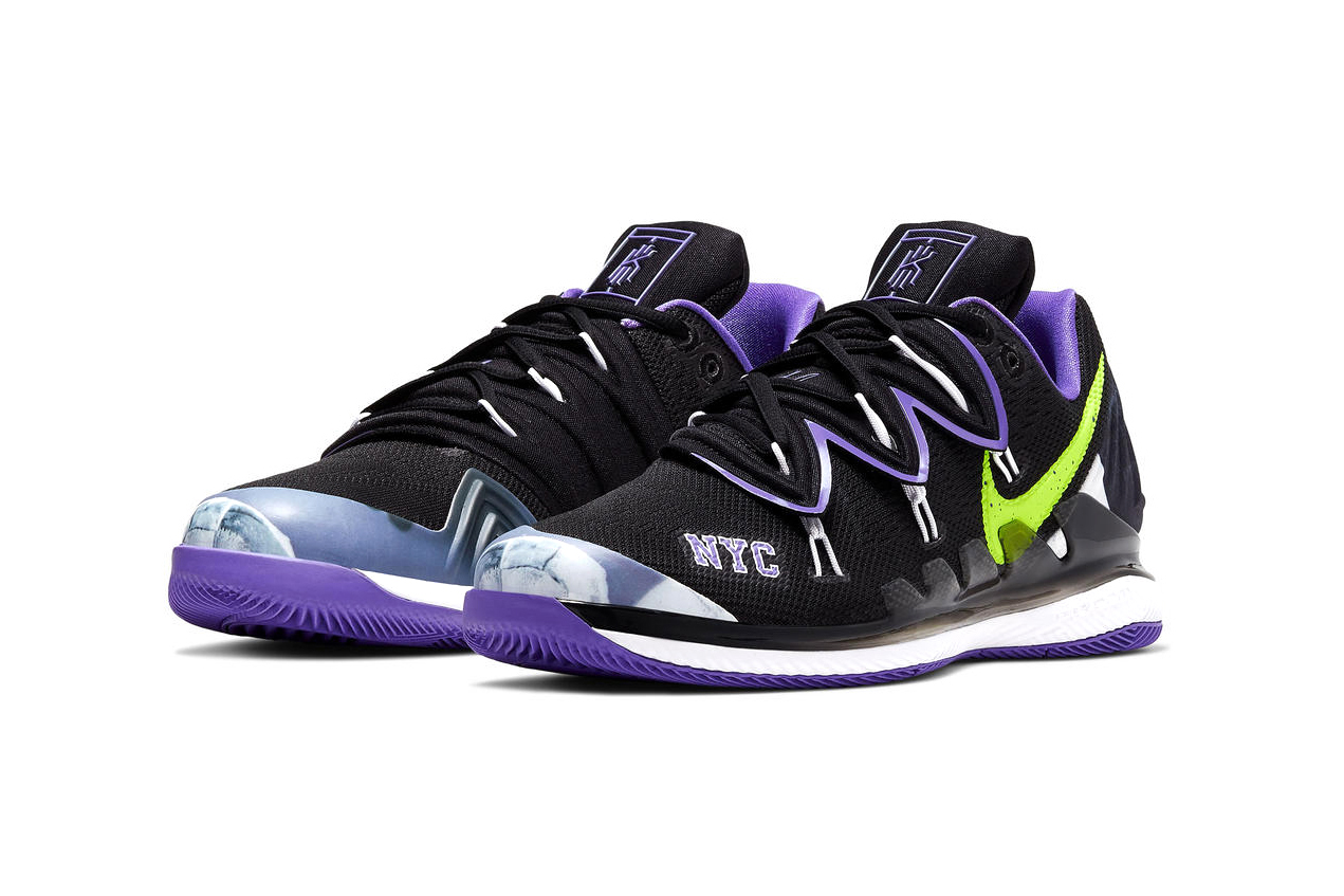 kyrie 5 purple and black