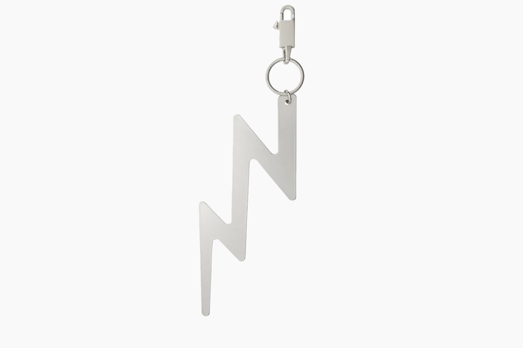 Rick Owens Silver Thunder Bolt Keychain Release | Drops