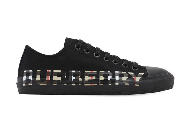 burberry canvas sneakers