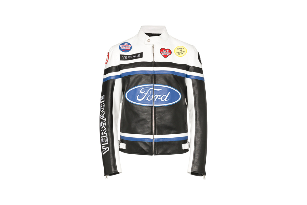 Razernij Pompeii Werkloos Versace Ford Logo Biker Jacket, Shirt, Jeans Release | Hypebeast