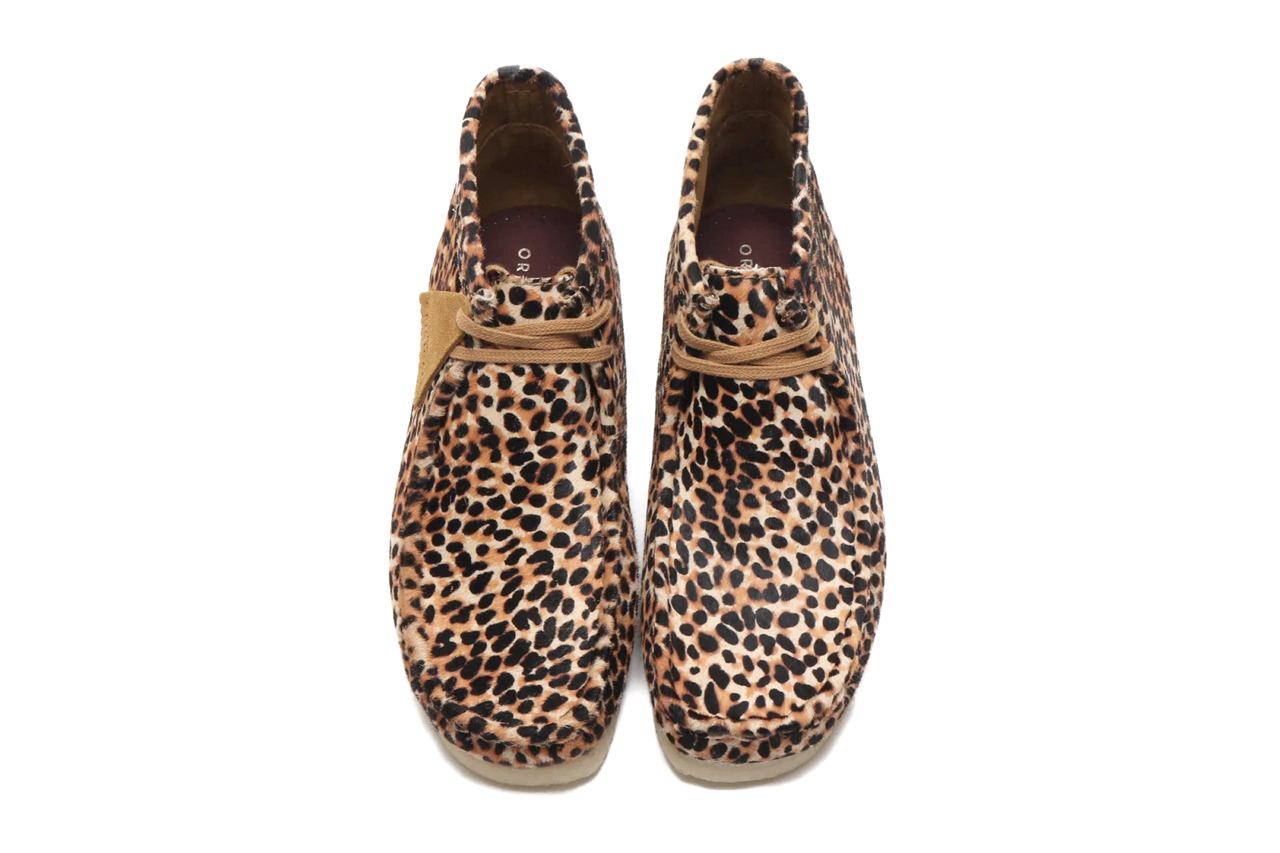 clarks animal print shoes