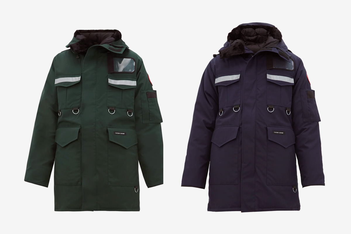 Junya Watanabe Canada Goose Four Pocket Coat technical progressive fabrics hand warmers snow gaiters jackets outerwear arctic waterproof polar
