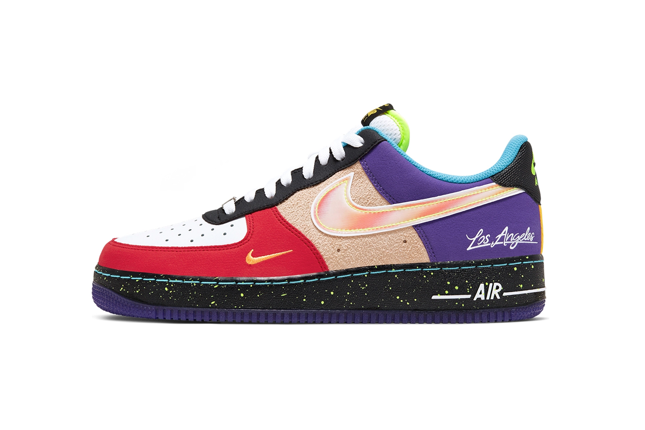 vijand Verzadigen Hoe Nike Air Force 1 "What The LA" Sneaker Release | Drops | Hypebeast
