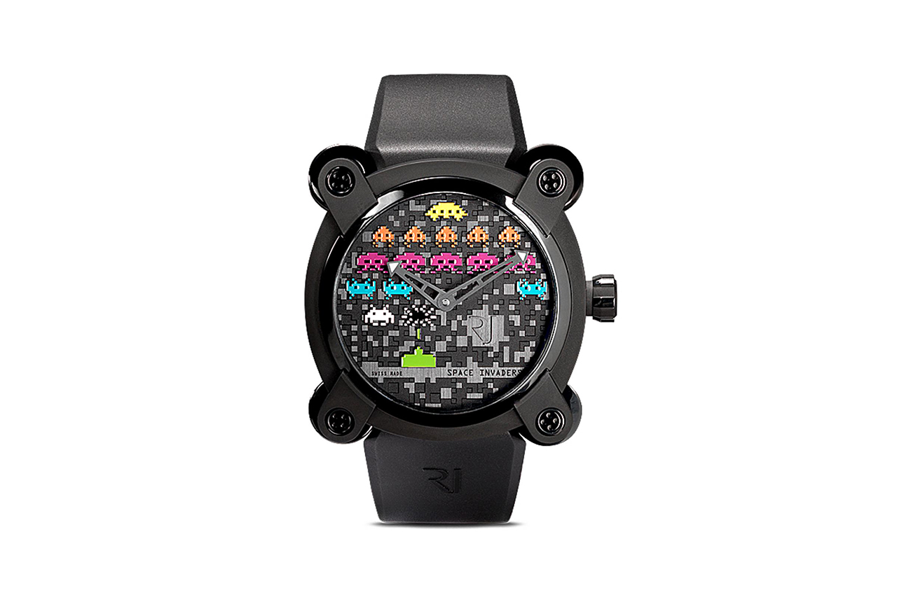 RJ Watches Moon Invader Space Invaders Pop 46mm Timepiece