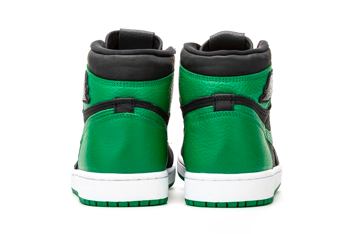 green leather jordans