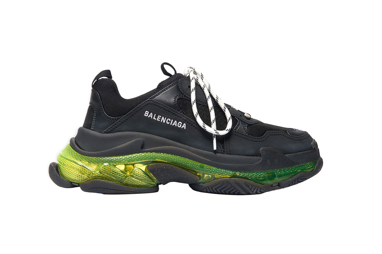 Balenciaga Triple S Clear Sole Sneakers in Pink ModeSens