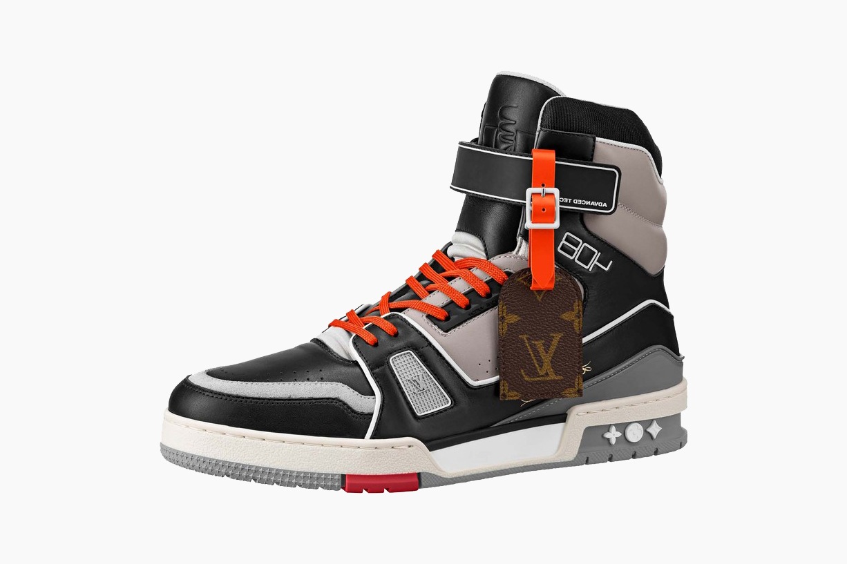 Take a look at the new Louis Vuitton 408/508 hightop sneakers