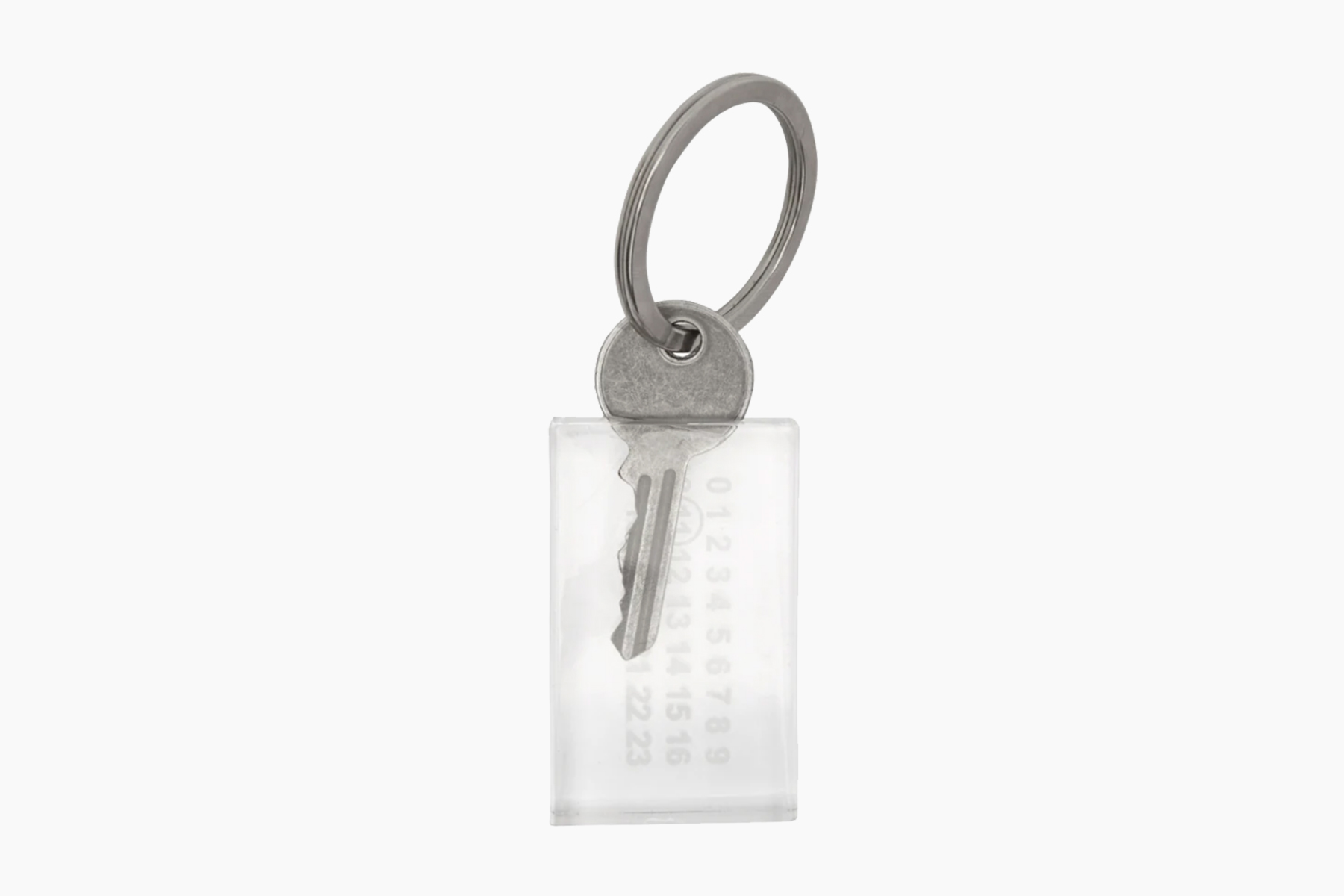 Maison Margiela SSENSE Exclusive Silver Keychain | Drops | Hypebeast