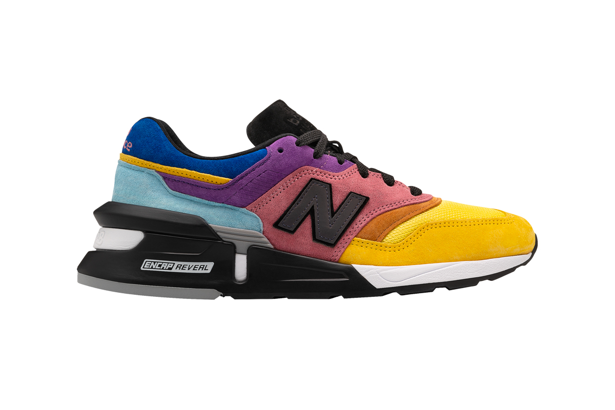 new balance multi coloured trainers