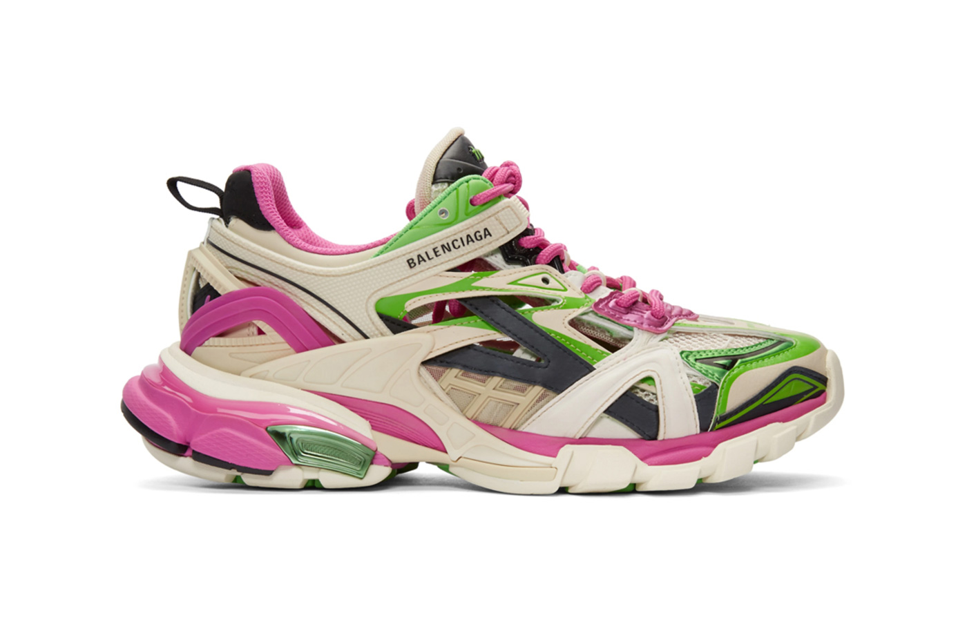 pink balenciaga track sneakers