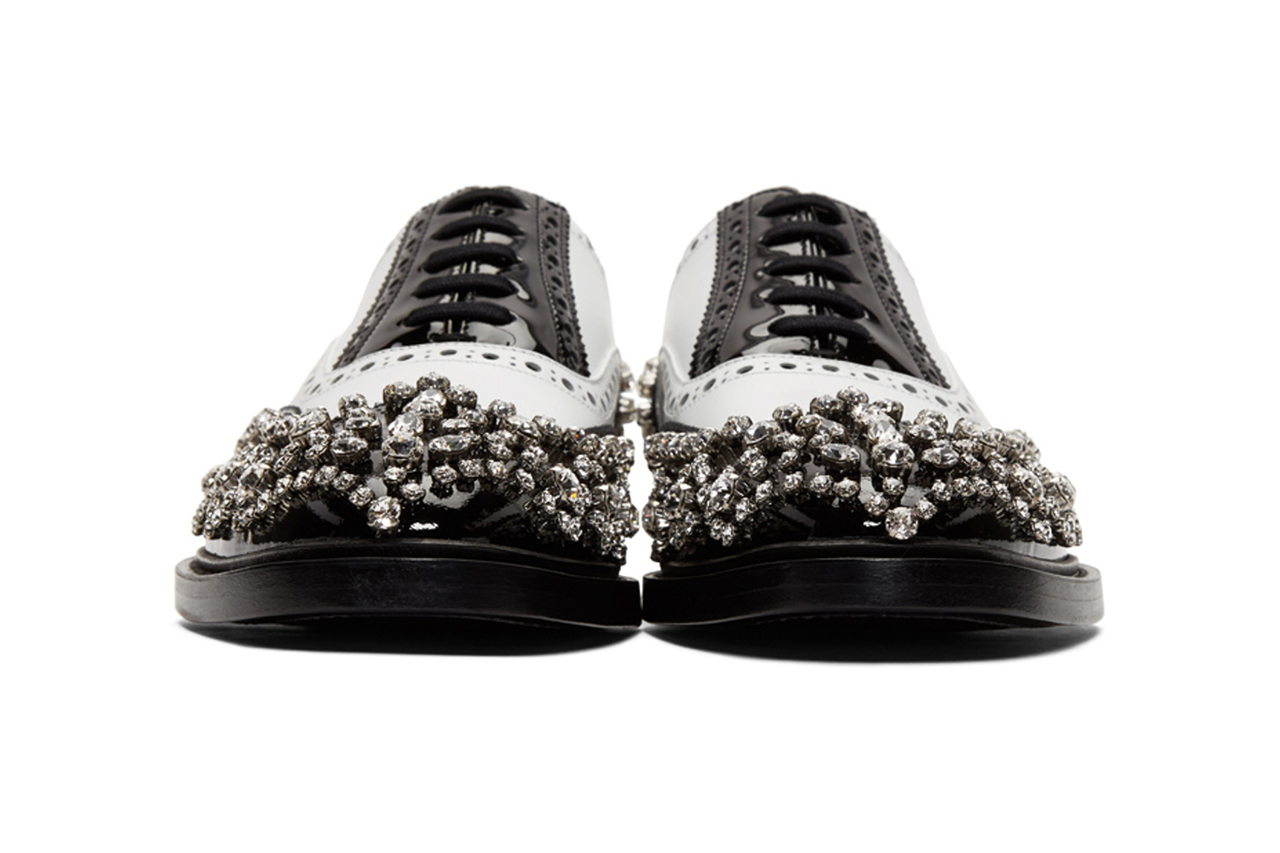 Burberry Lennard Cry Crystal-Stud Brogue Shoes | Drops | Hypebeast