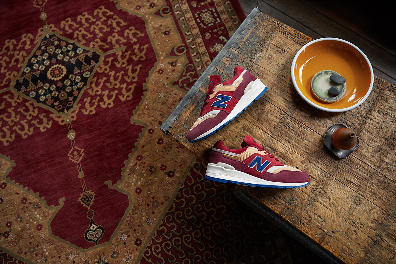 END. Clothing x New Balance M997 "Persian Rug" First Look Editorial Photo Shoot Footwear Sneaker Dad Shoe Colorful Embroidery Limited Edition Collaboration How to Cop Purchase Sign Up Suede Leather Mesh USA 