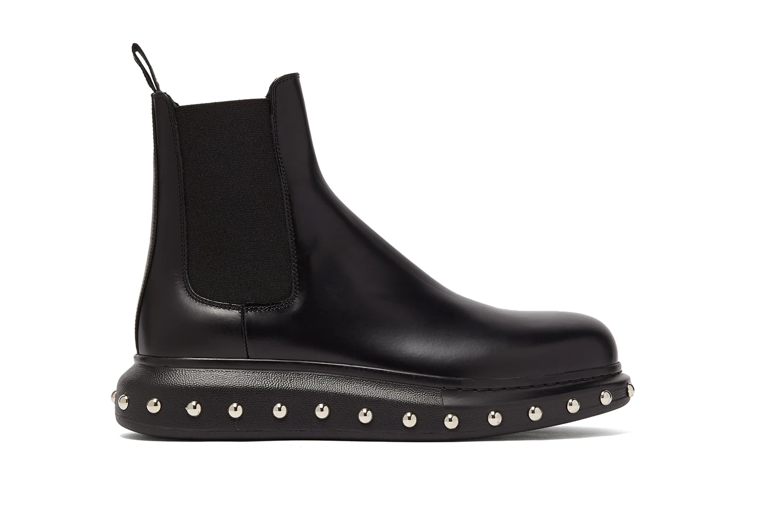 Alexander McQueen Studded Leather Chelsea Boots footwear boots shoes style MCq