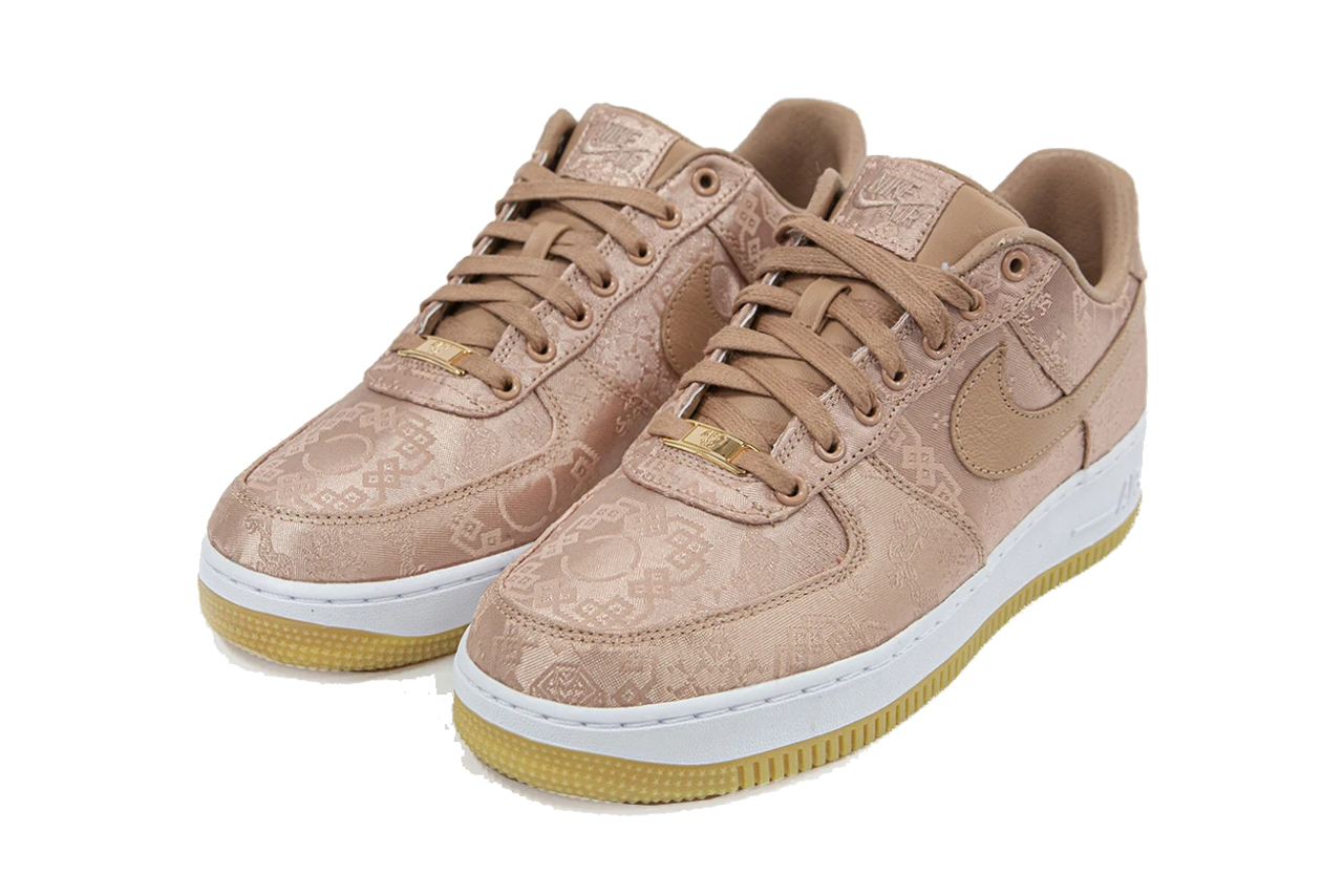 air force 1 rose gold cloth