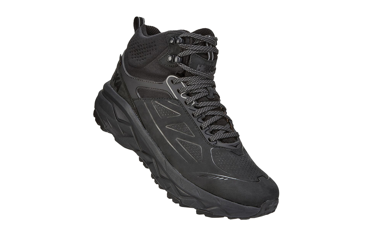 HOKA ONE ONE Stinson Mid GTX Challenger Mid GTX Challenger Low GTX Release Black Release Info Date Buy Price Kanye West Thick Sole Runner GORE-TEX