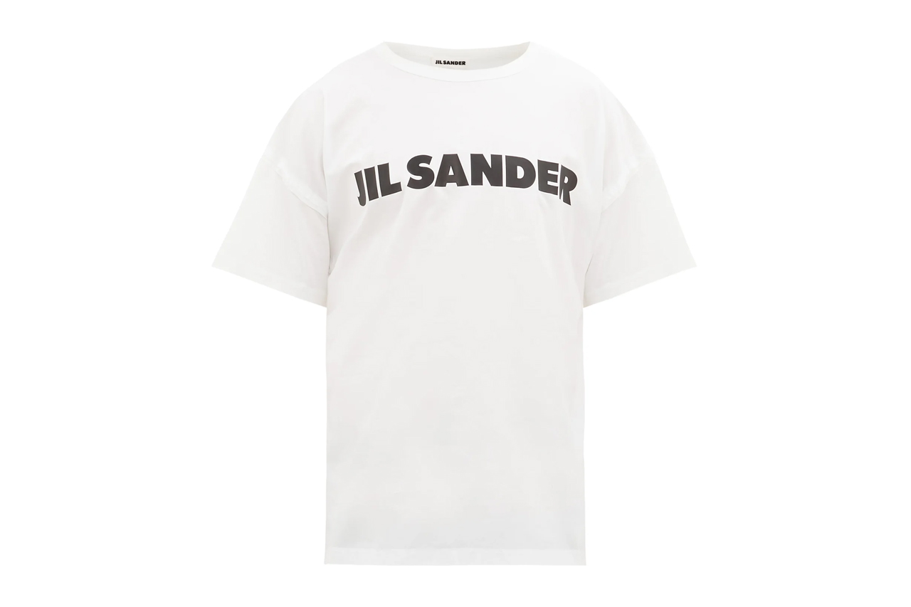 Jil Sander Classic Logo Cotton Poplin T-shirt