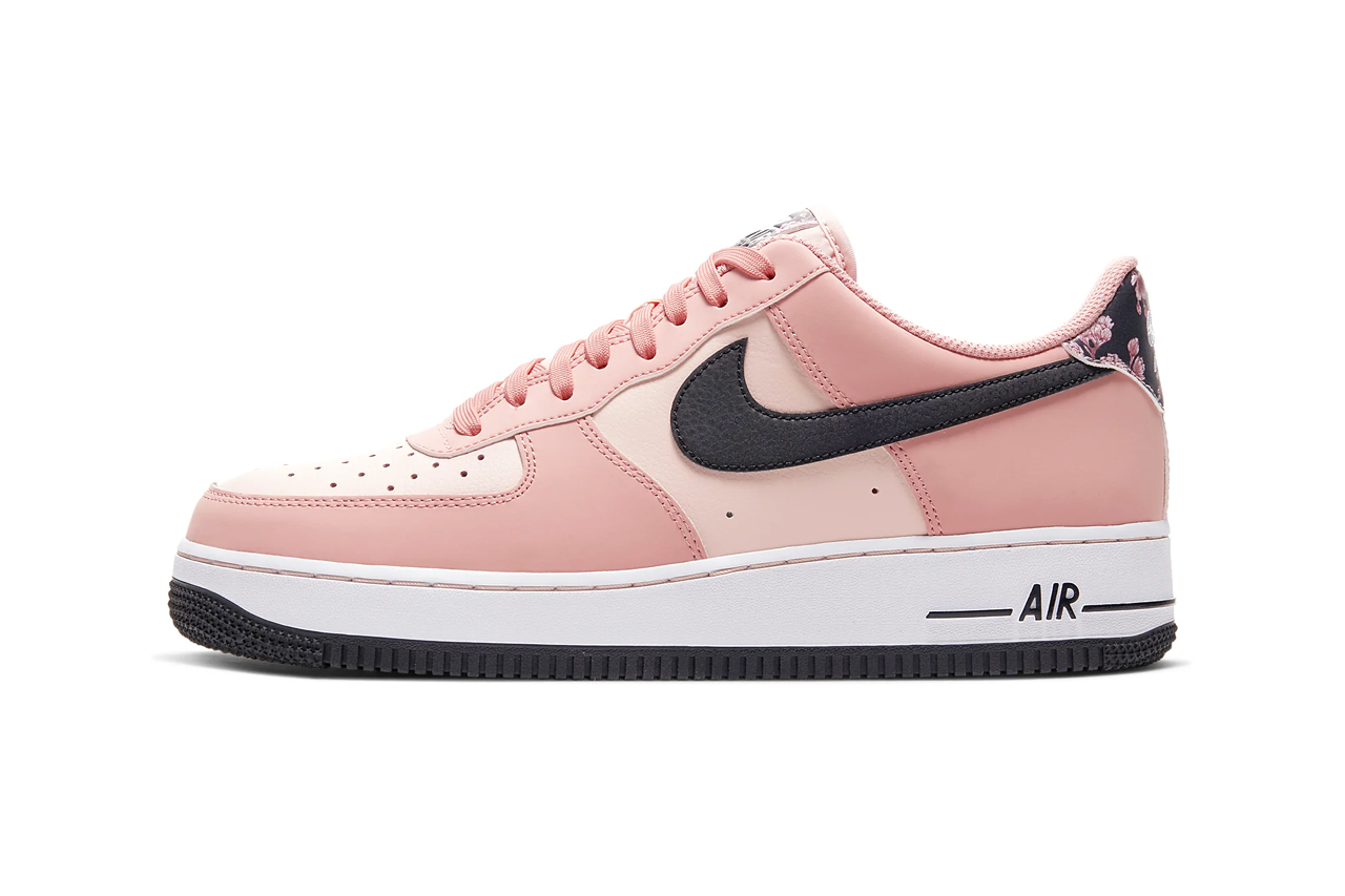 pink leather air force 1