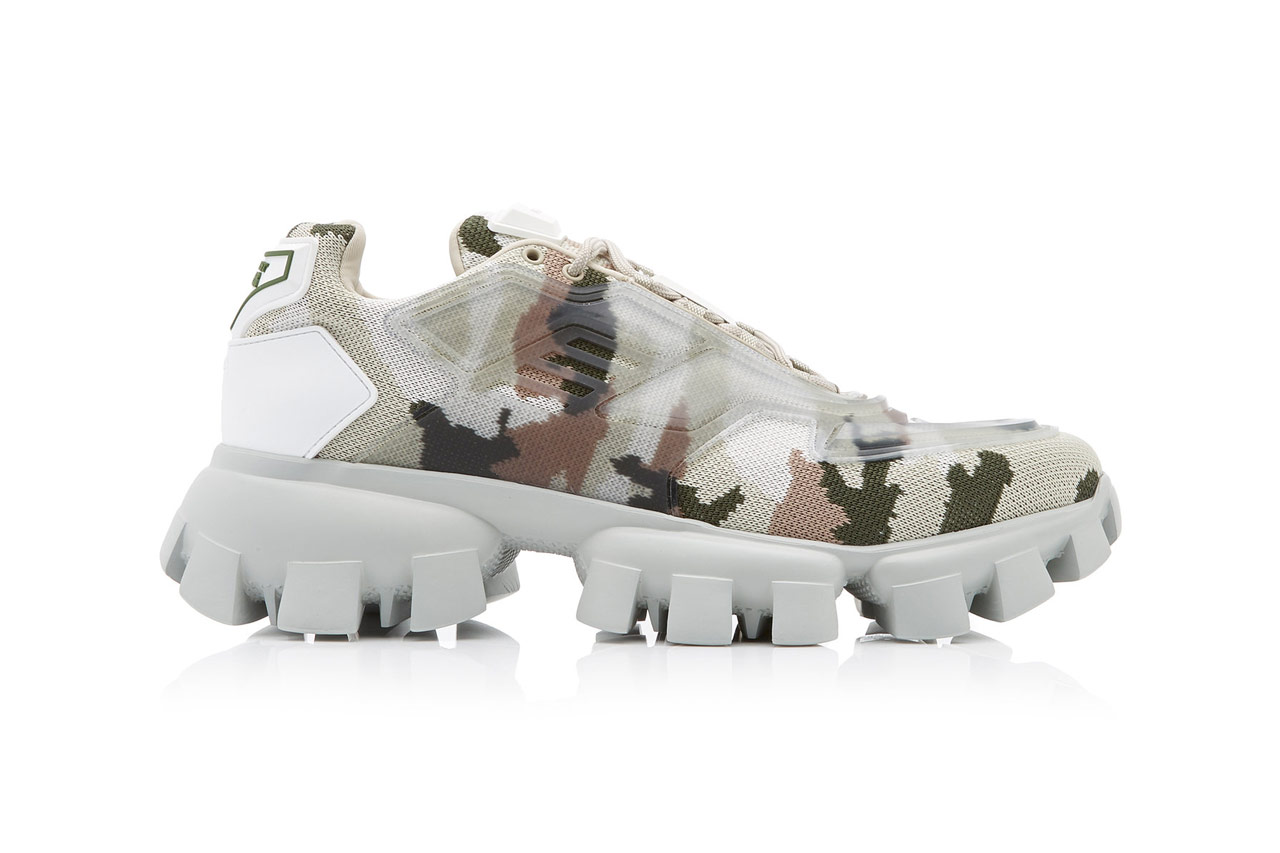 prada camouflage shoes