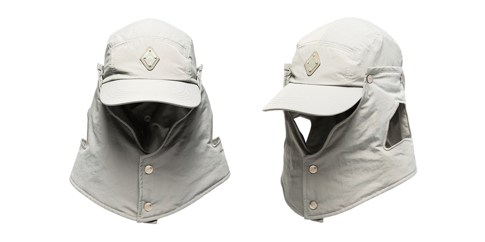 A-COLD-WALL* Gray Buttoned Desert Hat Release 20, Drops