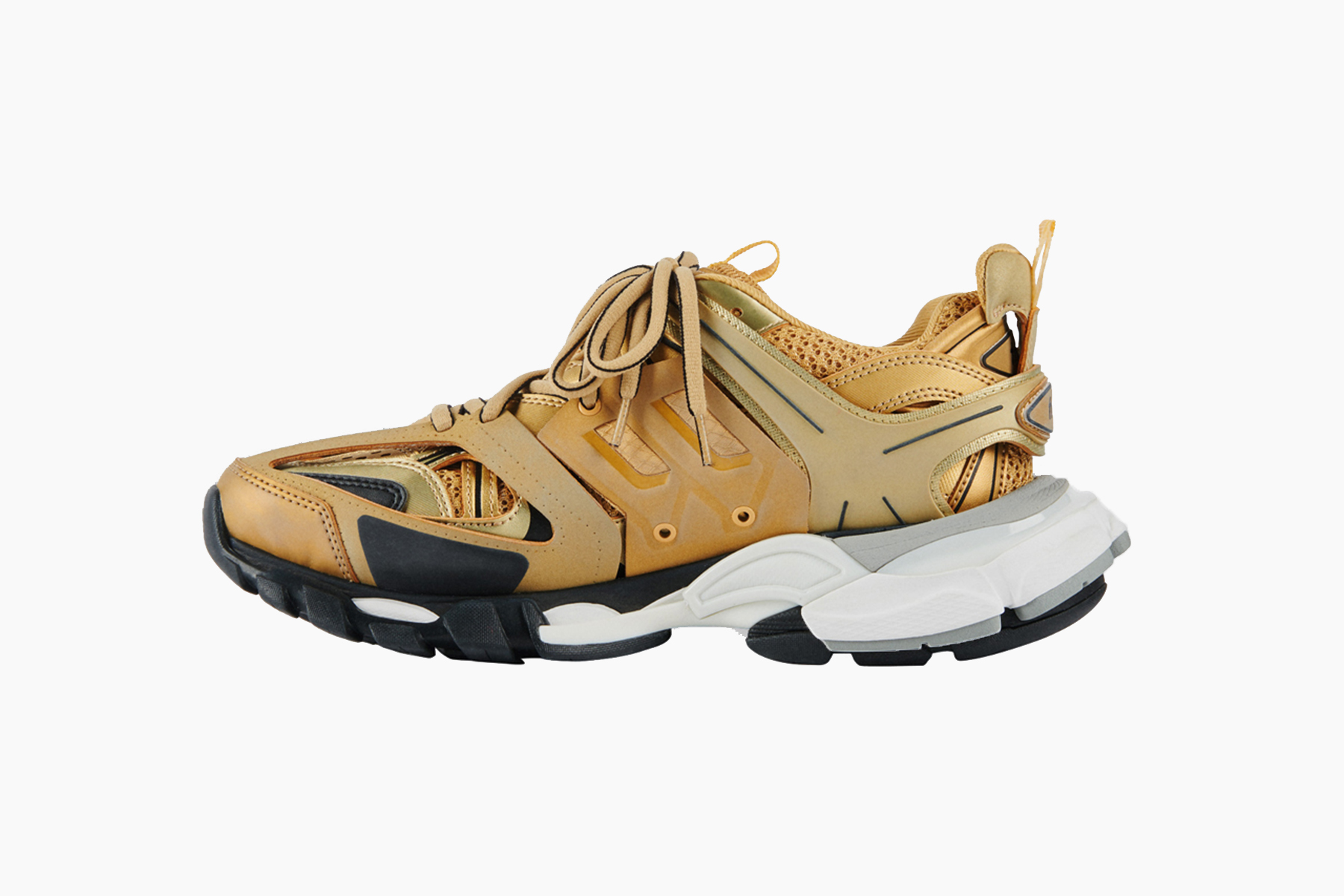 gold balenciaga sneakers