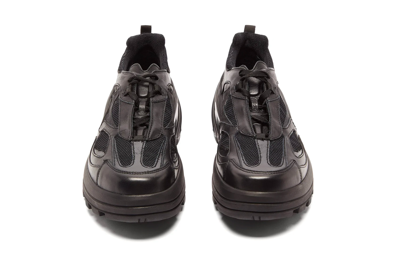 1017 ALYX 9SM Black Indivisible Leather Sneakers | Drops | Hypebeast