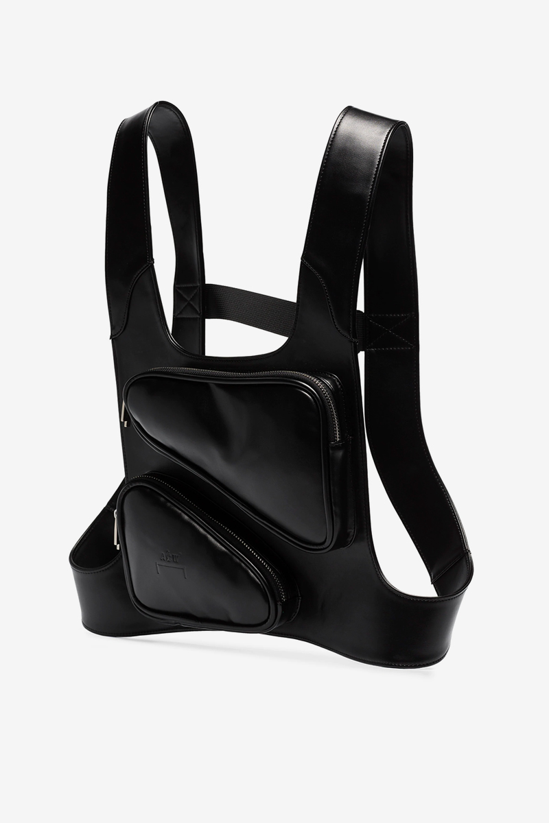 A-COLD-WALL* Black Leather Harness Bag Release | Drops | Hypebeast