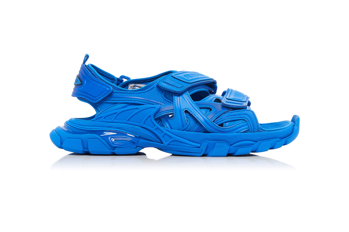 balenciaga blue sandals
