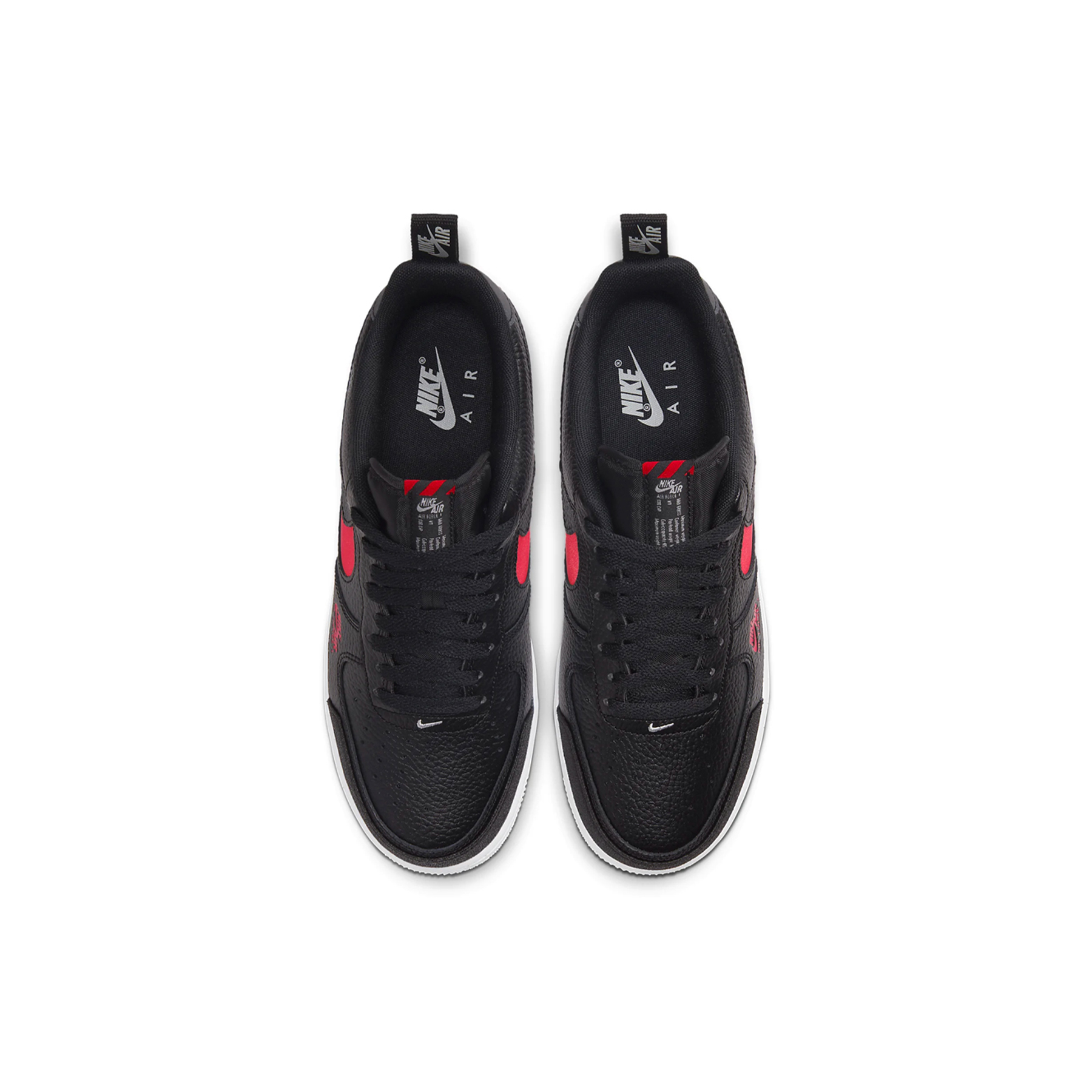 Black And Red Take Care Of This Nike Air Force 1 Low LV8 Utility •