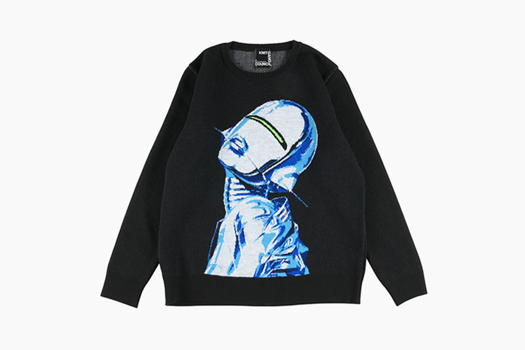 Hajime Sorayama x Knit Gang Council “Sexy Robot” Crewneck Sweater 