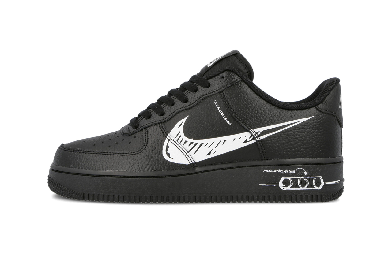 air force 1 black and white price