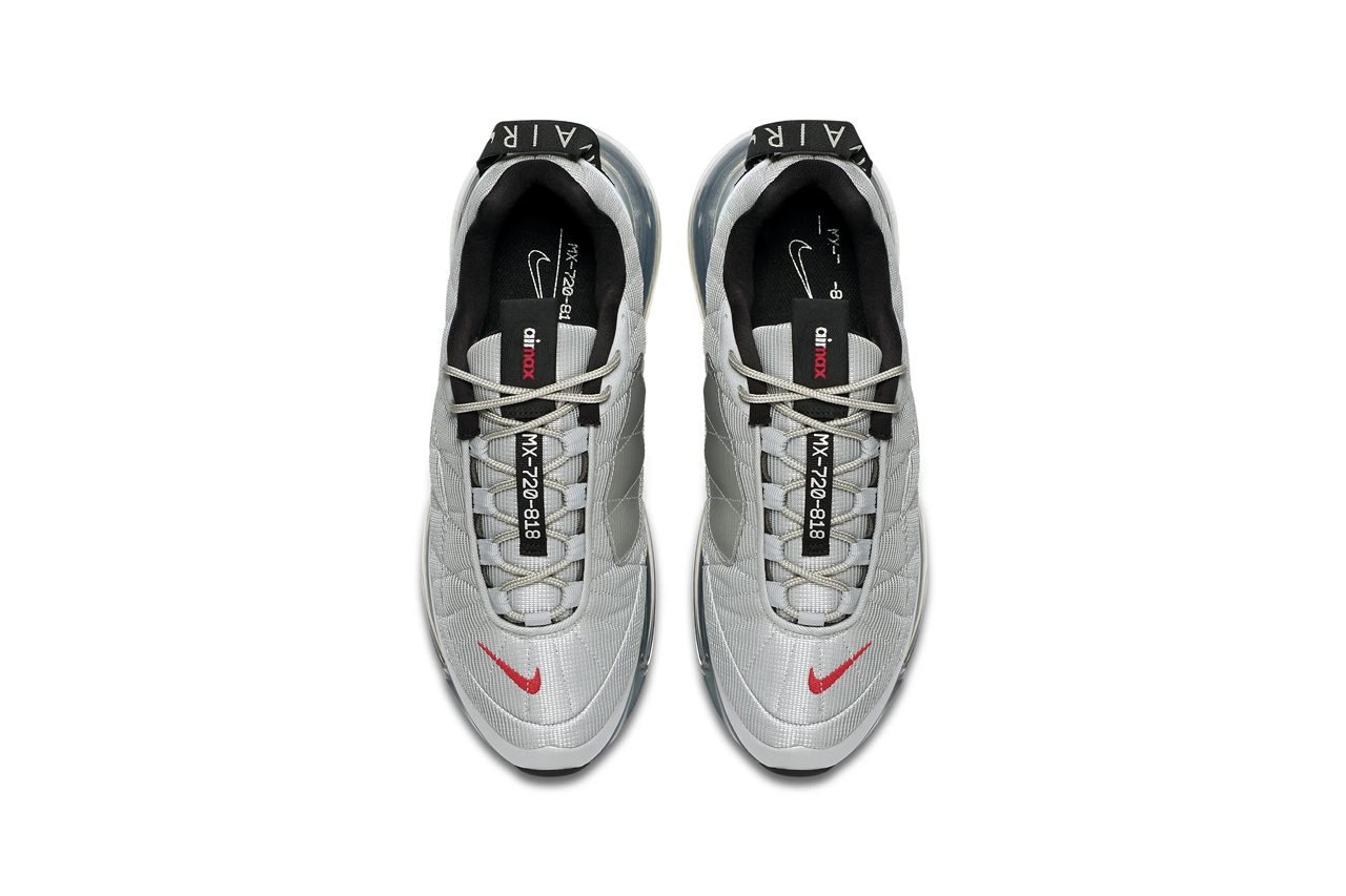 Look For The Nike Air MX 720-818 Metallic Silver Now •
