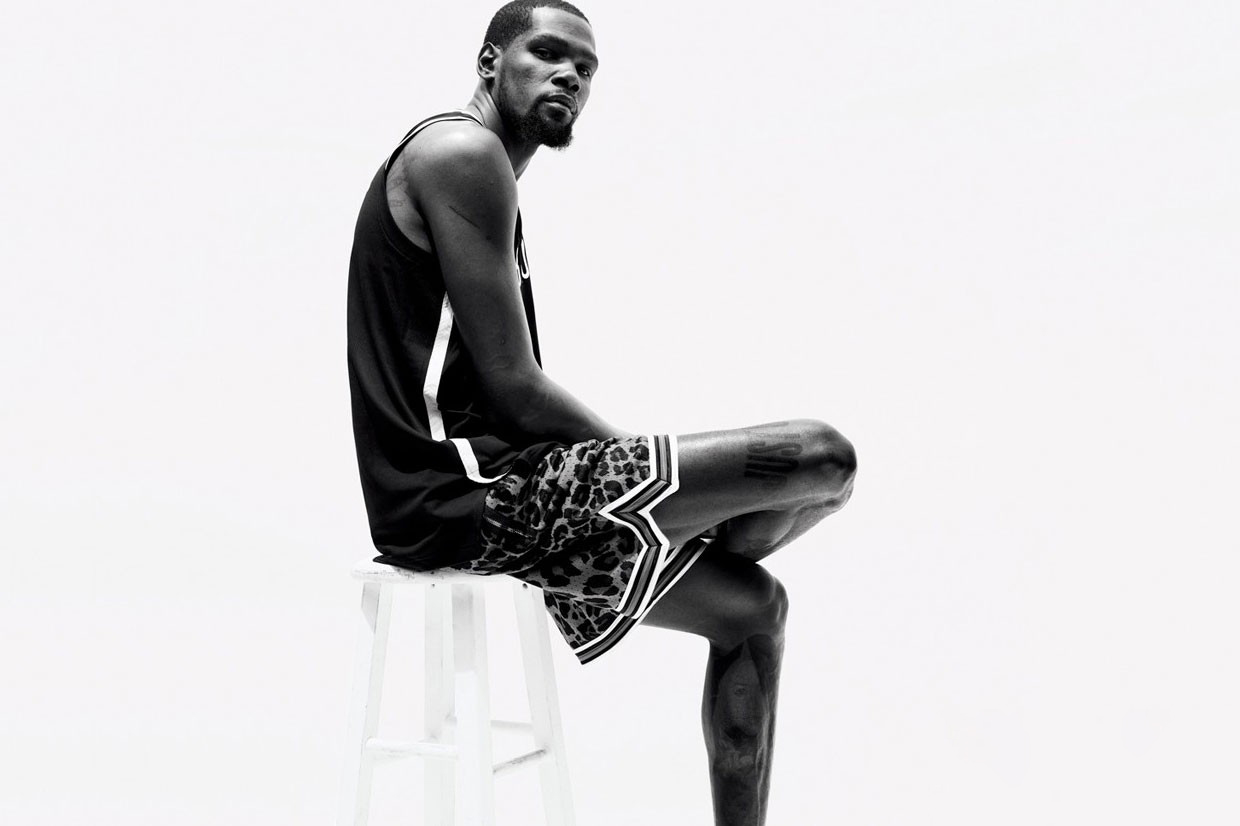 kevin durant black and white