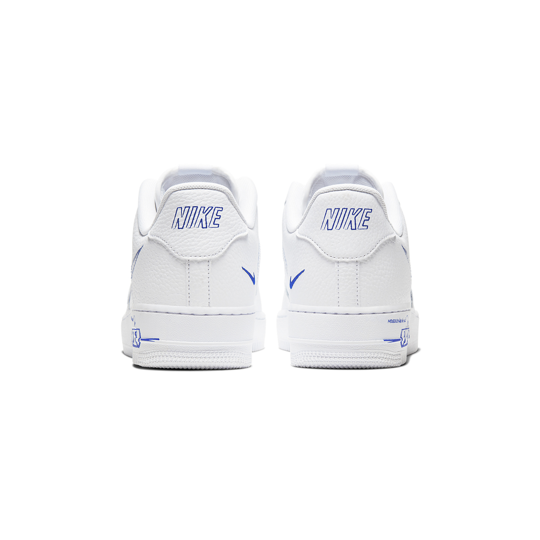 nike air force 1 low sketch white blue